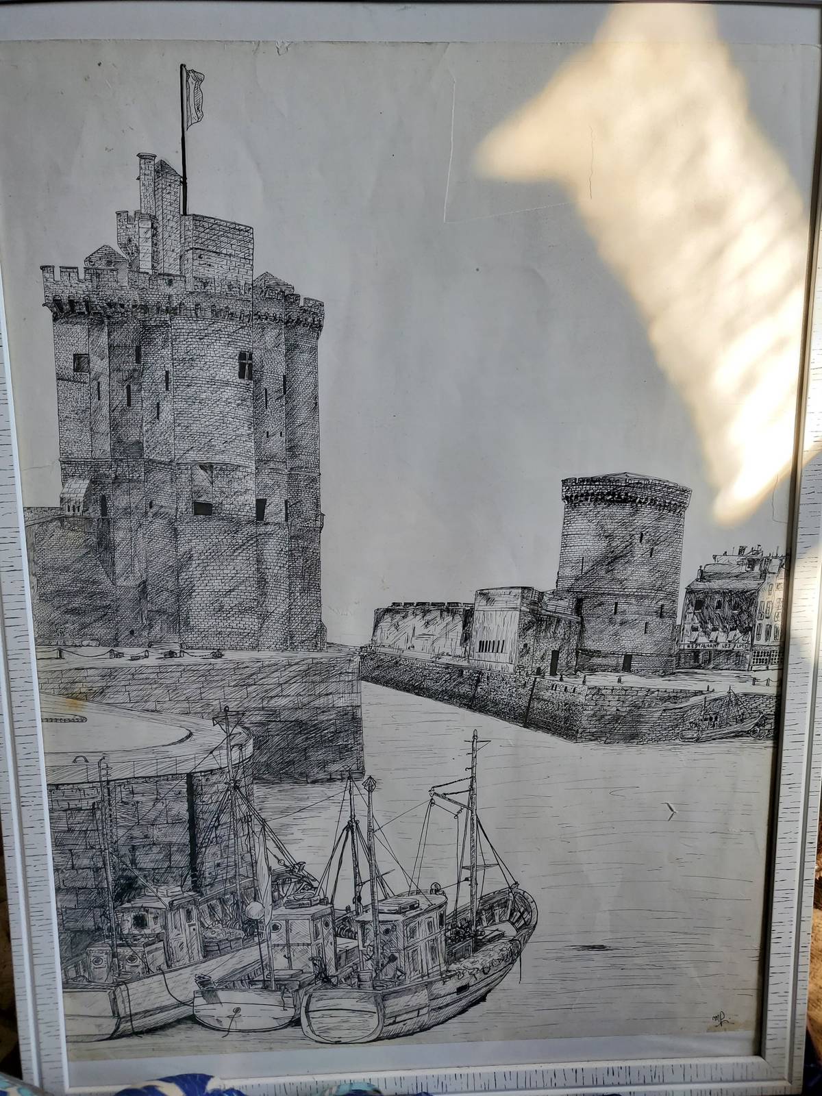 L’architecture du rêve, dessin à la plume et à l’encre de Chine
